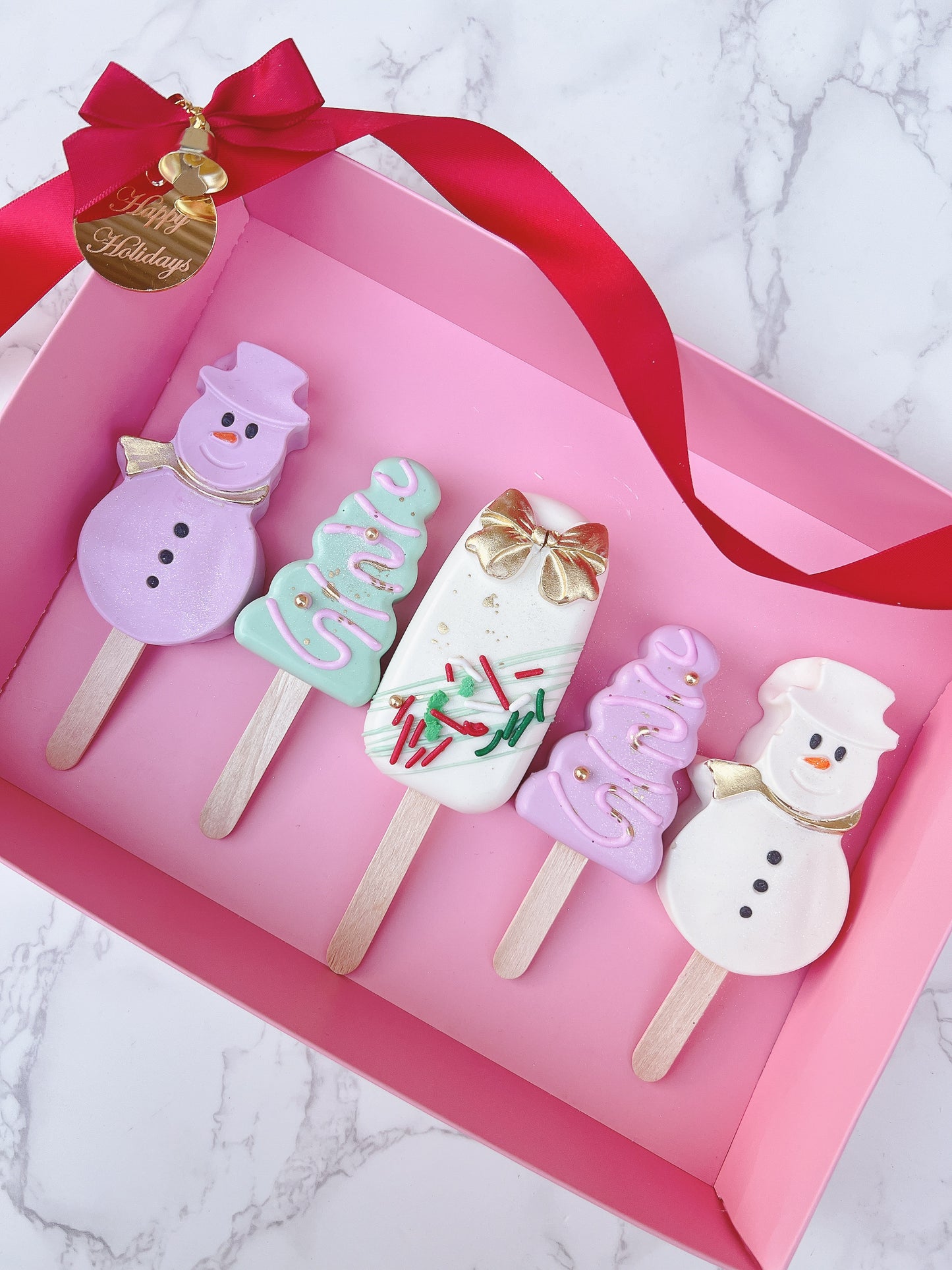 Christmas Cakesicles