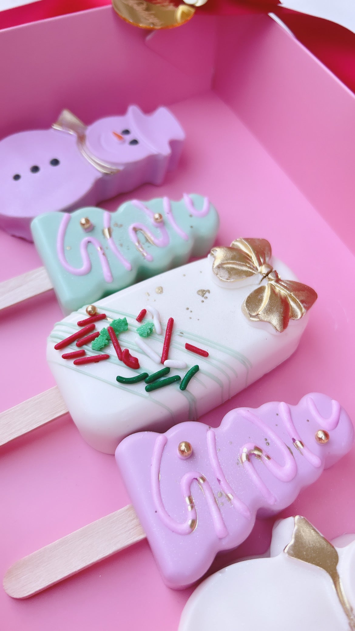 Christmas Cakesicles