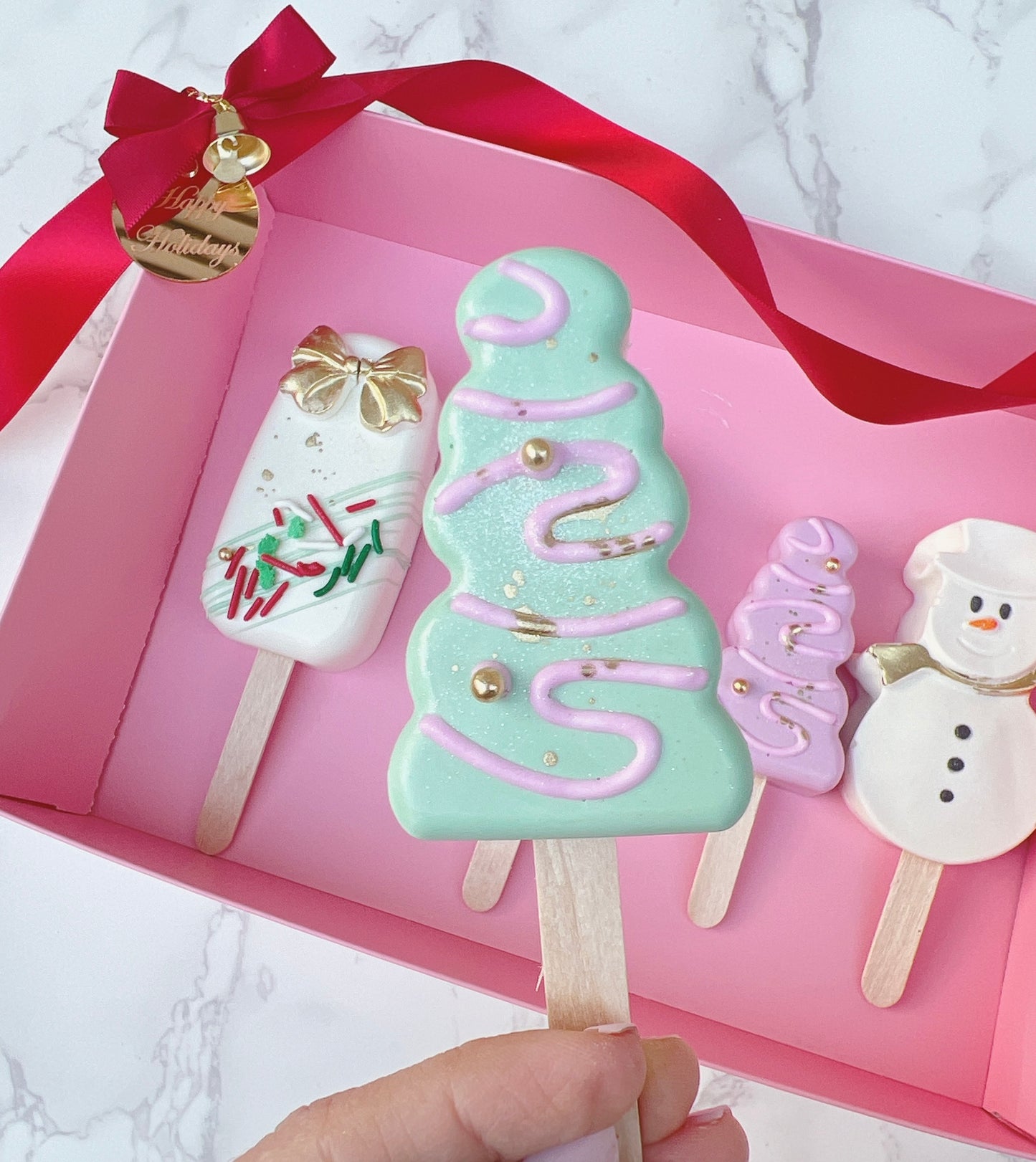 Christmas Cakesicles