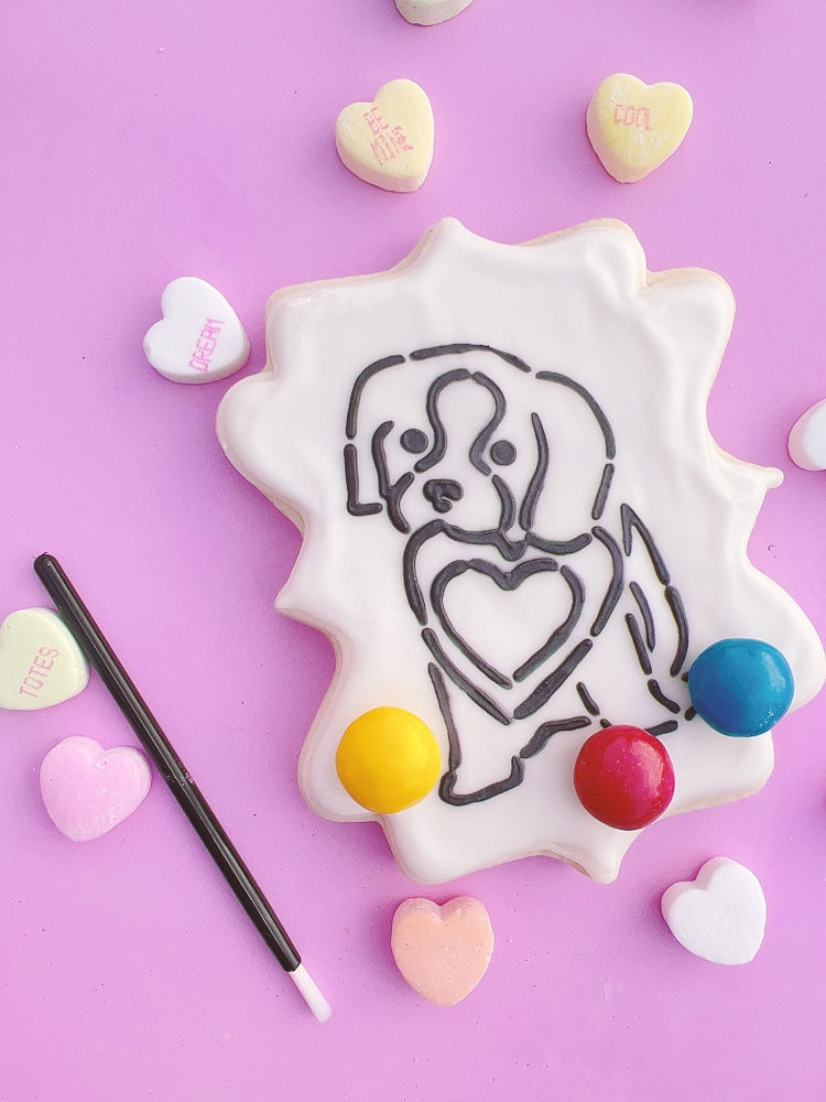 Paint Your Own Cookie Puppy