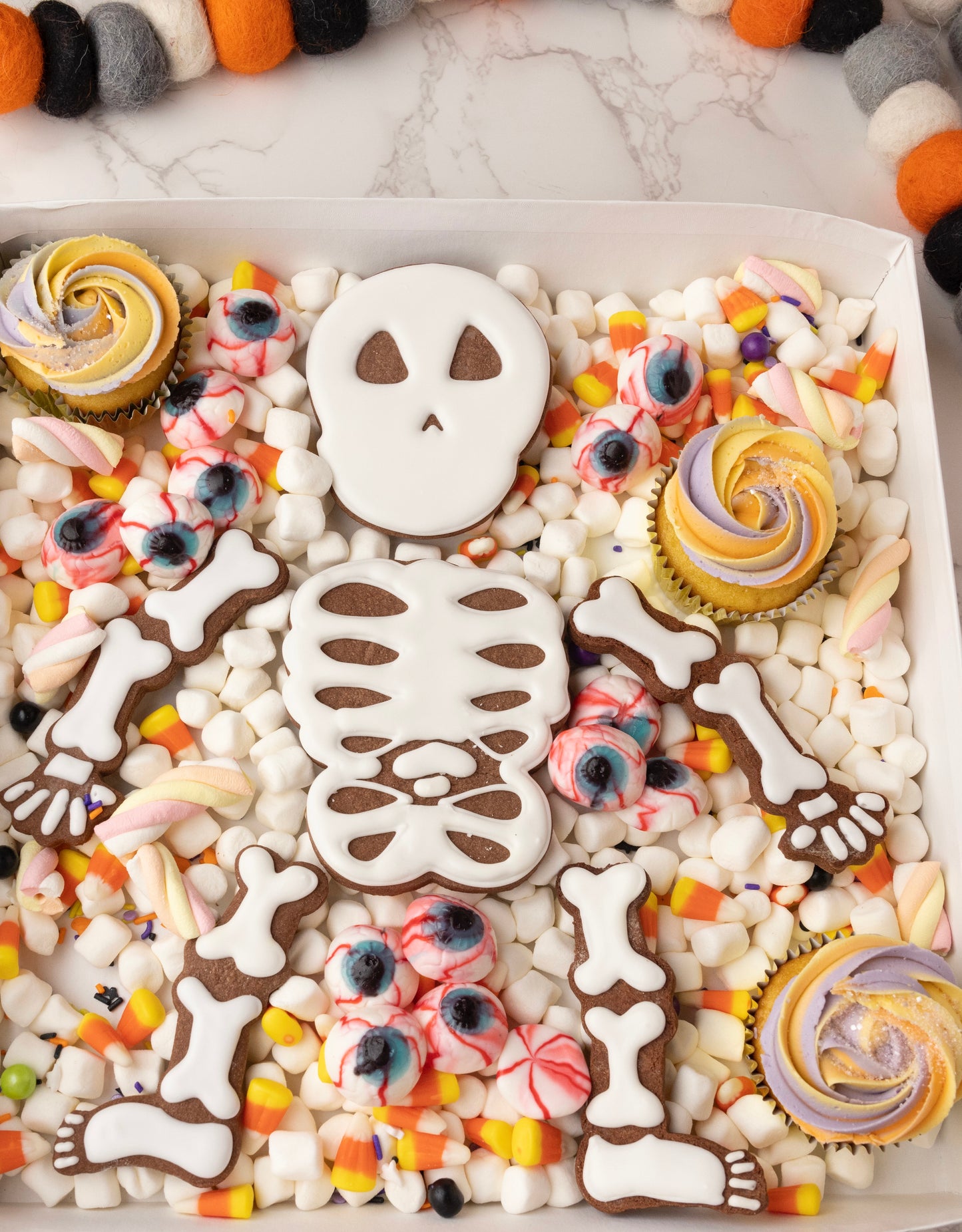 Skeleton Cookie & Candy Charcuterie