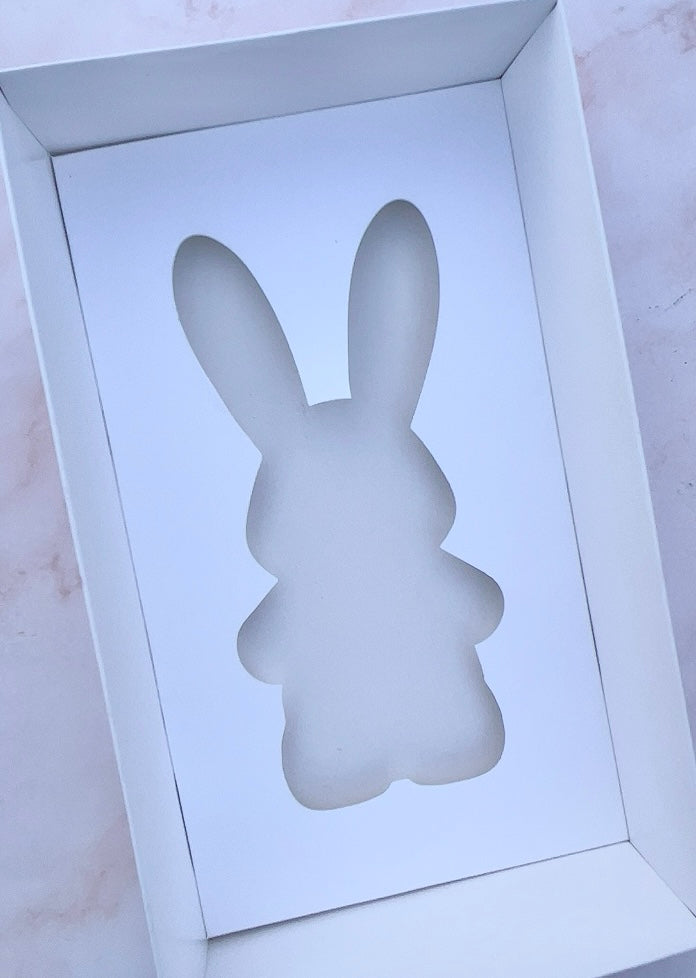 White Bunny Box with Bunny Insert