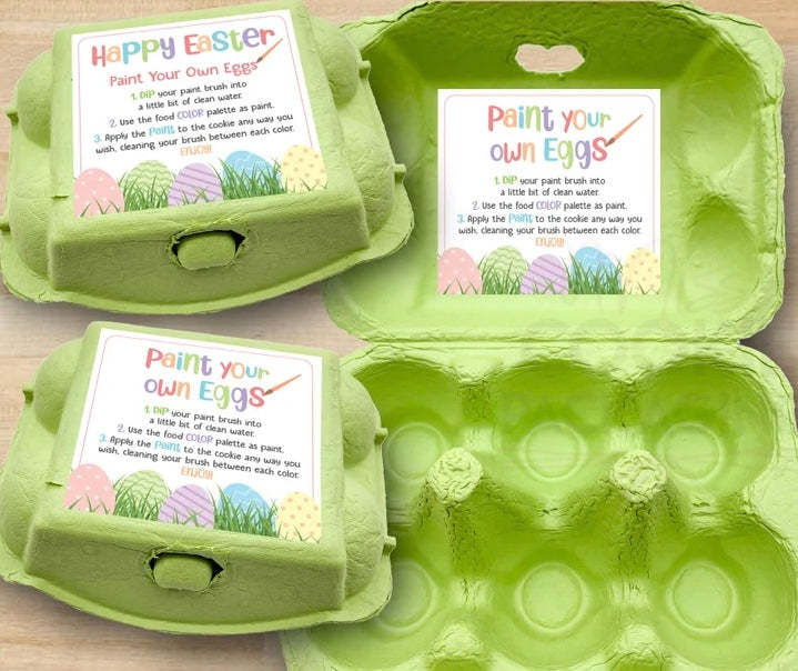 Easter Paint Your Own Egg Carton