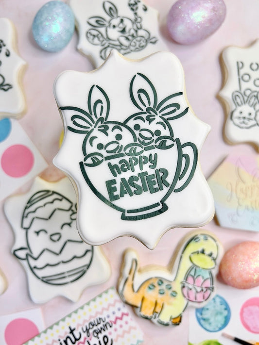 Happy Easter PYO Cookie